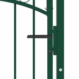 vidaXL Poort Groen Staal 100x200 cm - 55% Korting