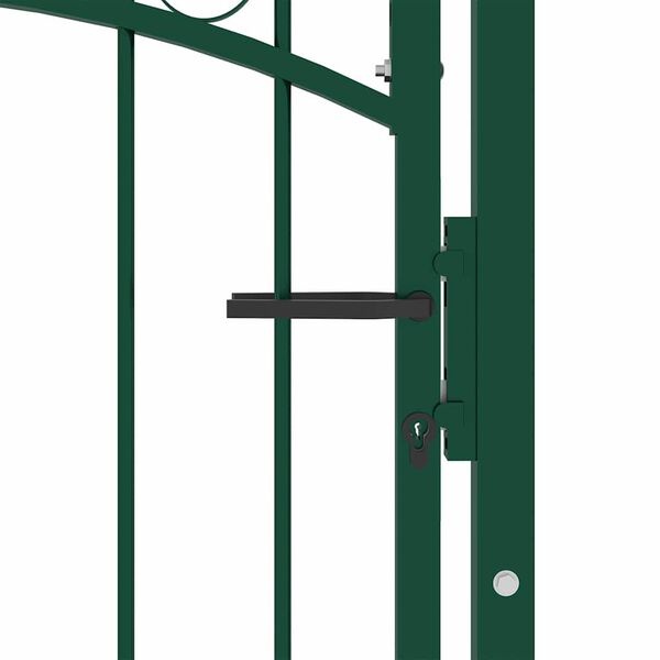 vidaXL Poort Groen Staal 100x200 cm - 55% Korting