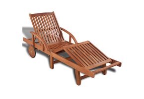 vidaXL Ligbed Massief Acaciahout - 76% Korting