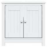 vidaXL BERG Wastafelkast Grenenhout Wit - 55% Korting!