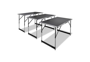 vidaXL Behangtafel Set 3x Inklapbaar & Verstelbaar - 60% Korting!