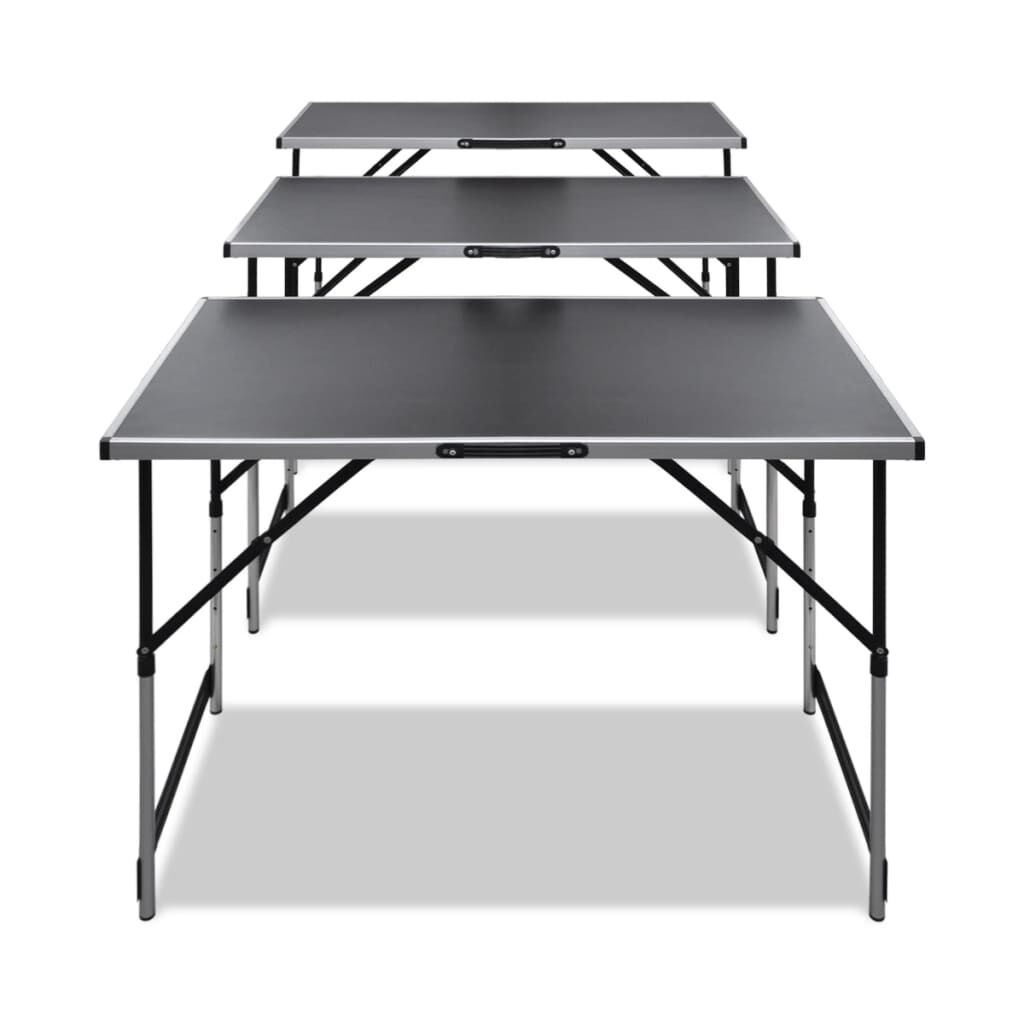 vidaXL Behangtafel Set 3x Inklapbaar & Verstelbaar - 60% Korting!