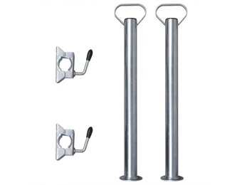 2x Steunbuizen & Klemmen voor 48mm Neuswiel | -60%