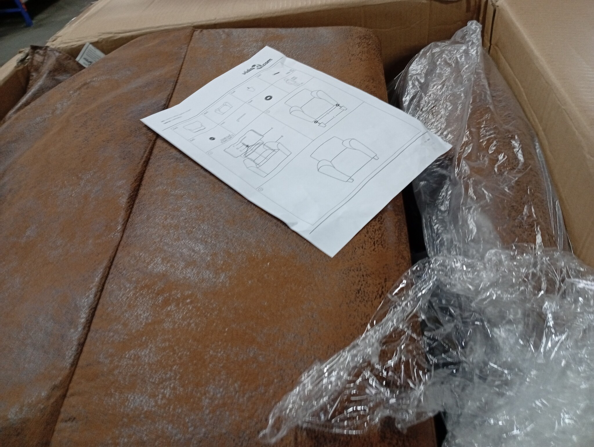 vidaXL Fauteuil Kunstsuède Bruin - Nu 64% Korting!