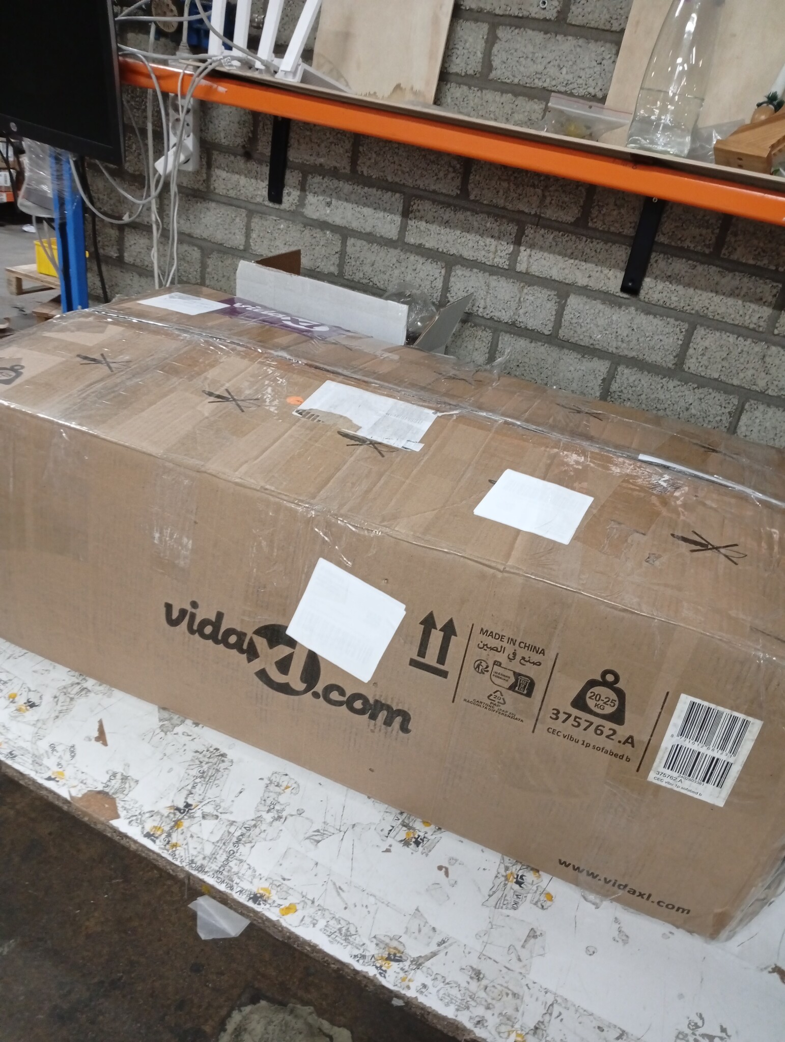 vidaXL Slaapbank 2-zits Fluweel Blauw - 60% Korting!