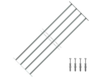 VidaXL Raambeveiliging Verstelbaar - 4 Dwarsstangen | -41%