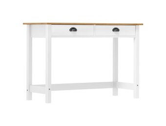 vidaXL Wandtafel Hill - 55% Korting! Massief Grenenhout, 110x45x74 cm