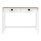 vidaXL Wandtafel Hill - 55% Korting! Massief Grenenhout, 110x45x74 cm