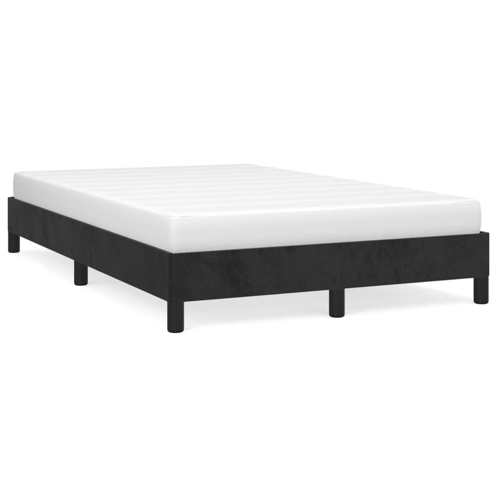 vidaXL Bedframe Fluweel Zwart 120x200 cm - 55% Korting!