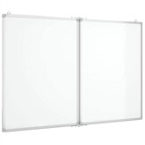 vidaXL Whiteboard magnetisch inklapbaar 120x100 cm - 60% Korting!