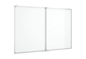 vidaXL Whiteboard magnetisch inklapbaar 120x100 cm - 60% Korting!