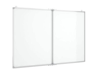 vidaXL Whiteboard magnetisch inklapbaar 120x100 cm - 60% Korting!