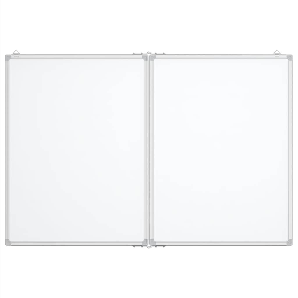 vidaXL Whiteboard magnetisch inklapbaar 120x100 cm - 60% Korting!