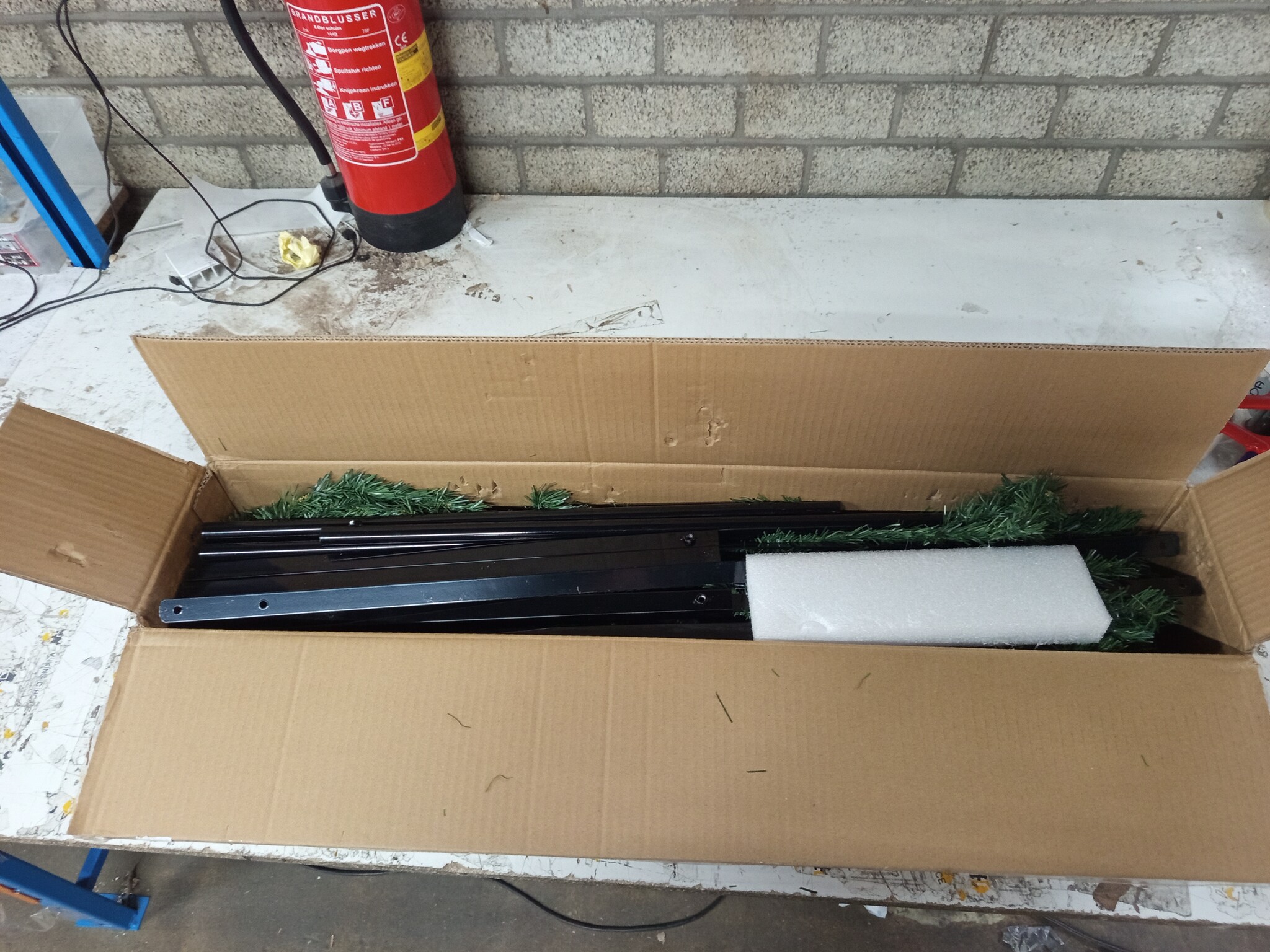 vidaXL LED-kerstboom 247 cm (55% korting!) - Warm Wit, 475 LEDs