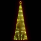vidaXL LED-kerstboom 247 cm (55% korting!) - Warm Wit, 475 LEDs