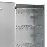 vidaXL BBQ Rookoven met Houtsnippers - 44,5x29x110 cm Staal | 35% Korting!