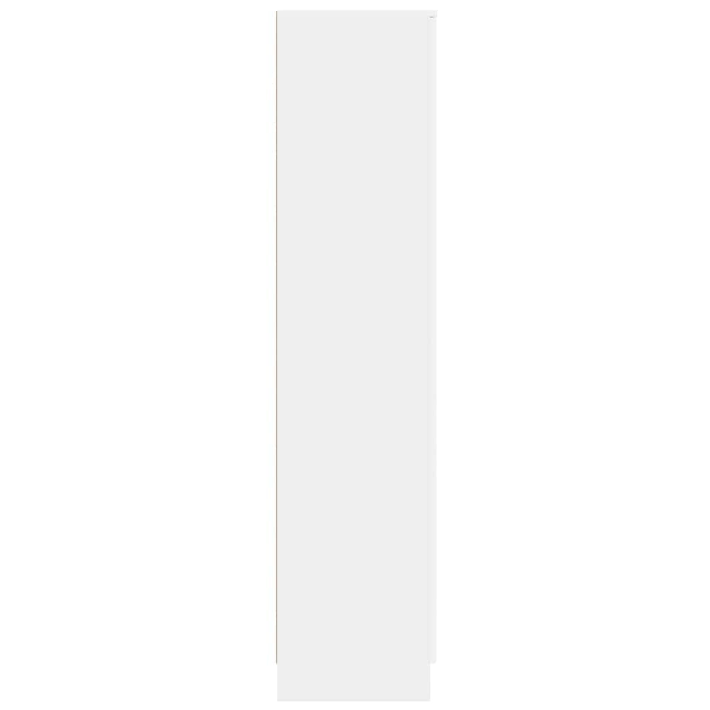 vidaXL Highboard Wit 35x39x168cm | 35% Korting | Bewerkt Hout