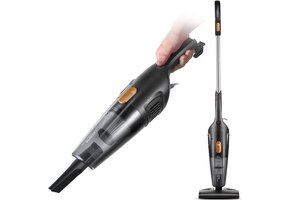 Deerma DX115C Mini Stofzuiger - Zwart | 47% Korting