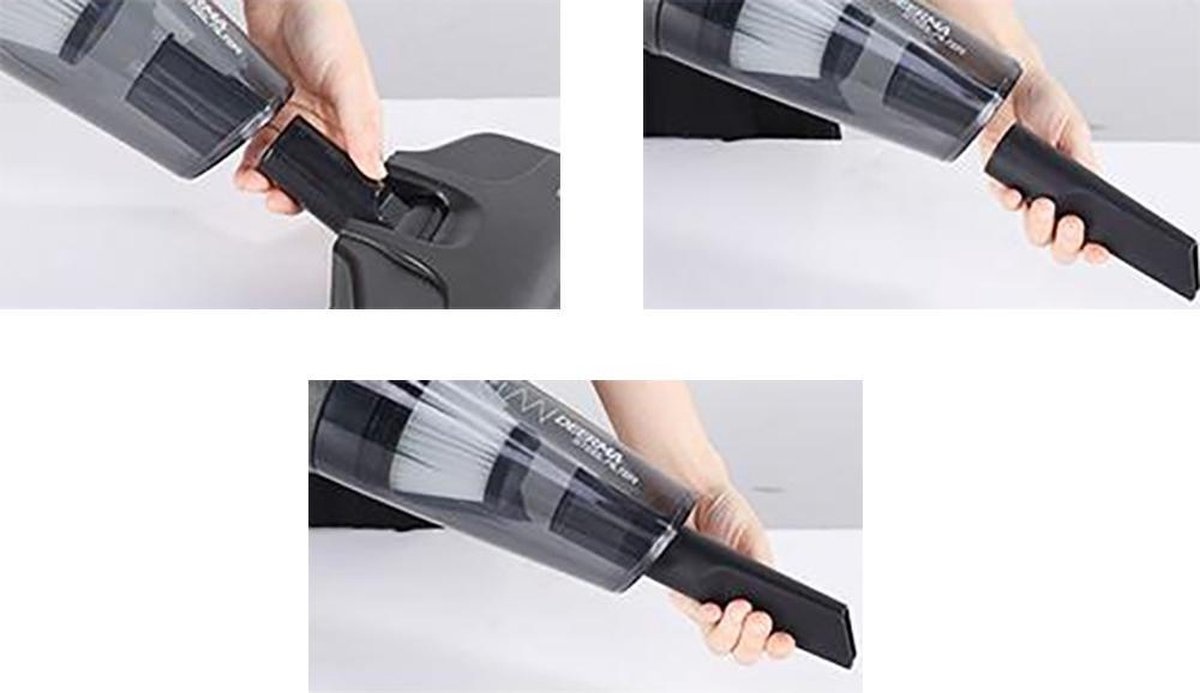 Deerma DX115C Mini Stofzuiger - Zwart | 47% Korting