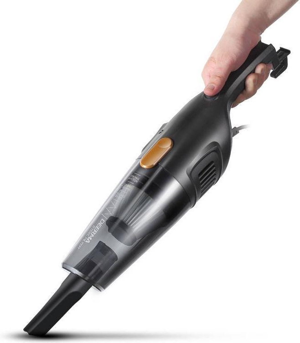 Deerma DX115C Mini Stofzuiger - Zwart | 47% Korting