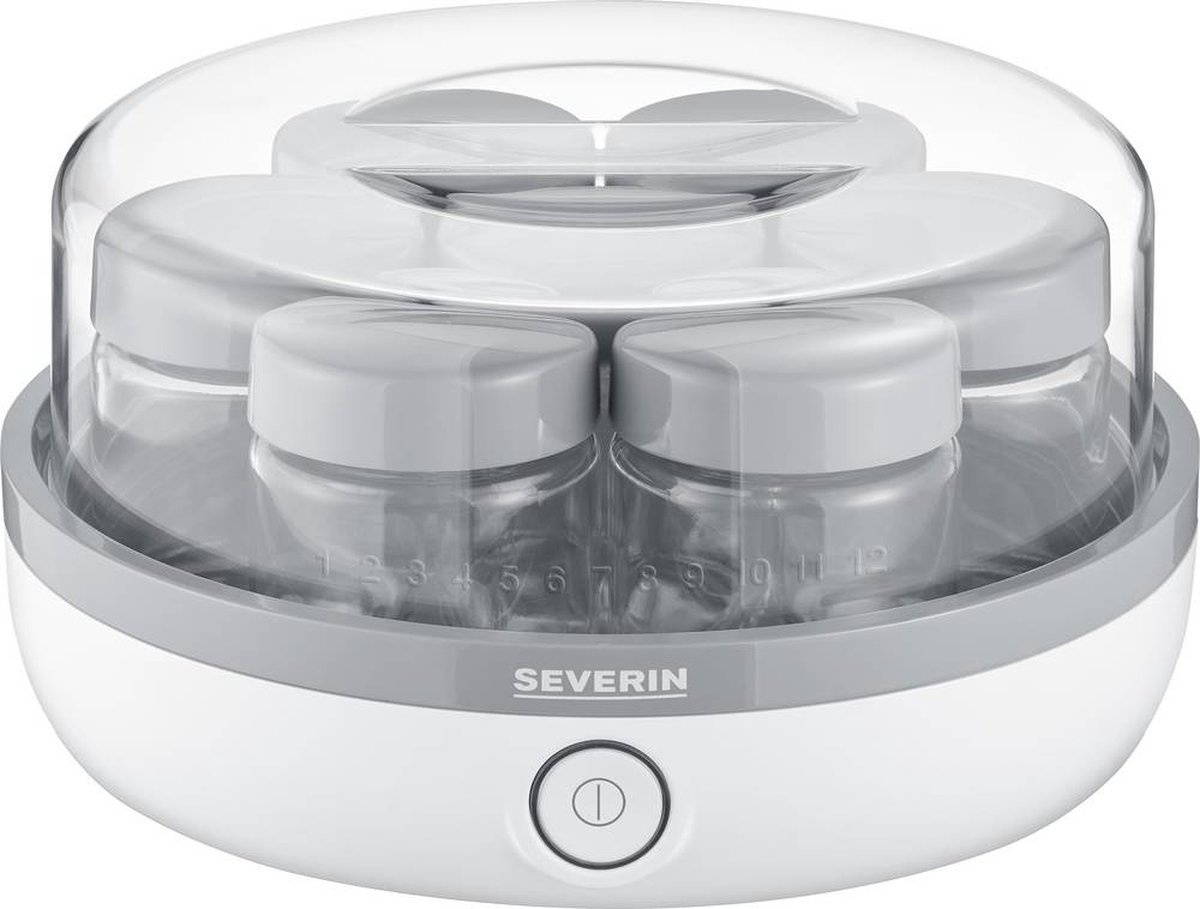 Severin JG 3518 Yoghurtmaker - Wit/Grijs | 27% Korting!