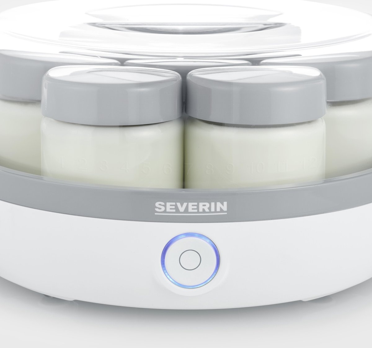 Severin JG 3518 Yoghurtmaker - Wit/Grijs | 27% Korting!