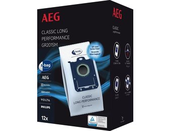 AEG S-bag GR201SM Stofzuigerzakken (12 stuks) - 35% Korting