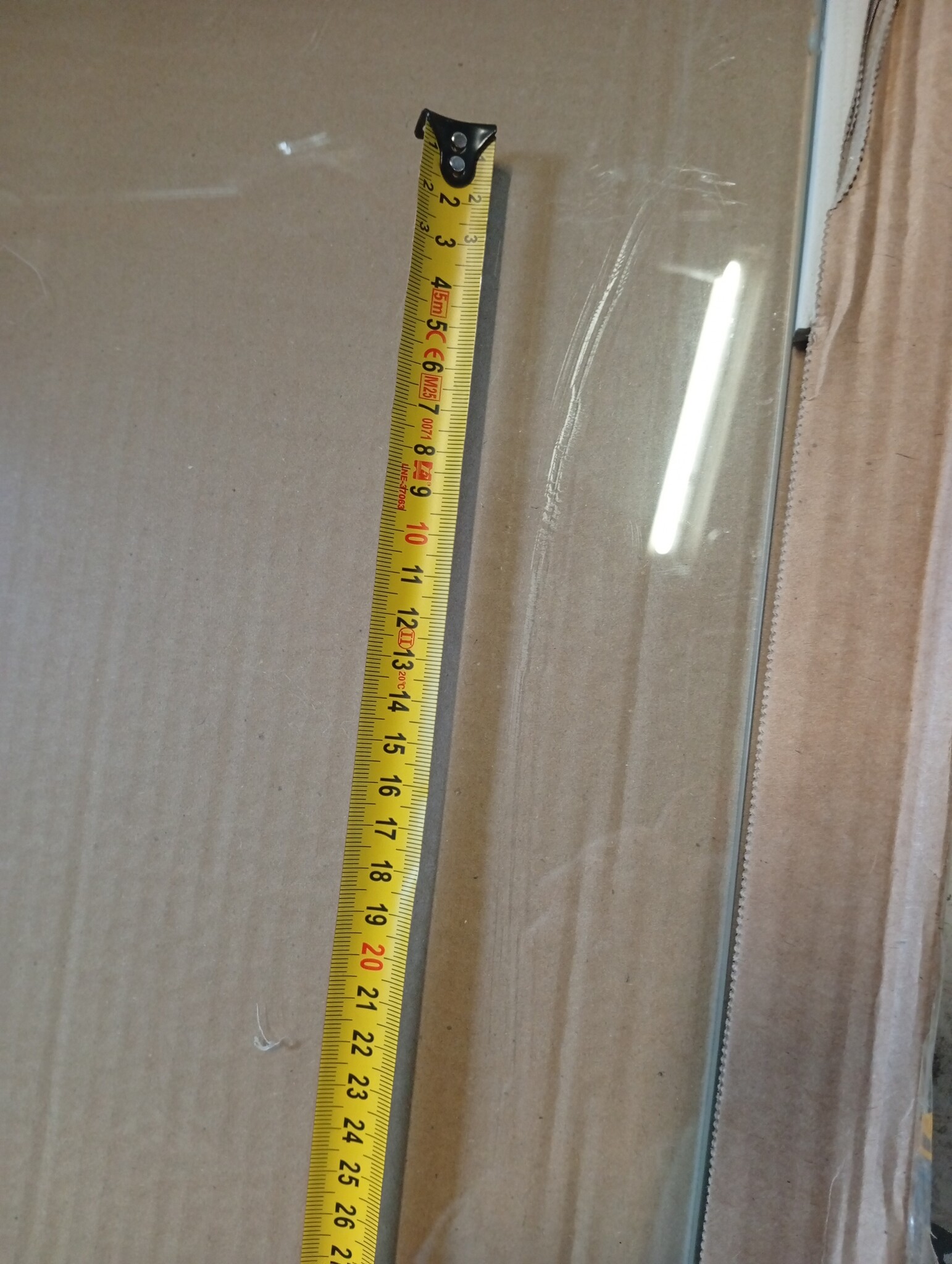 Retourtje: vidaXL Openhaard Glasplaat 80x60cm - Nu 60% Korting!