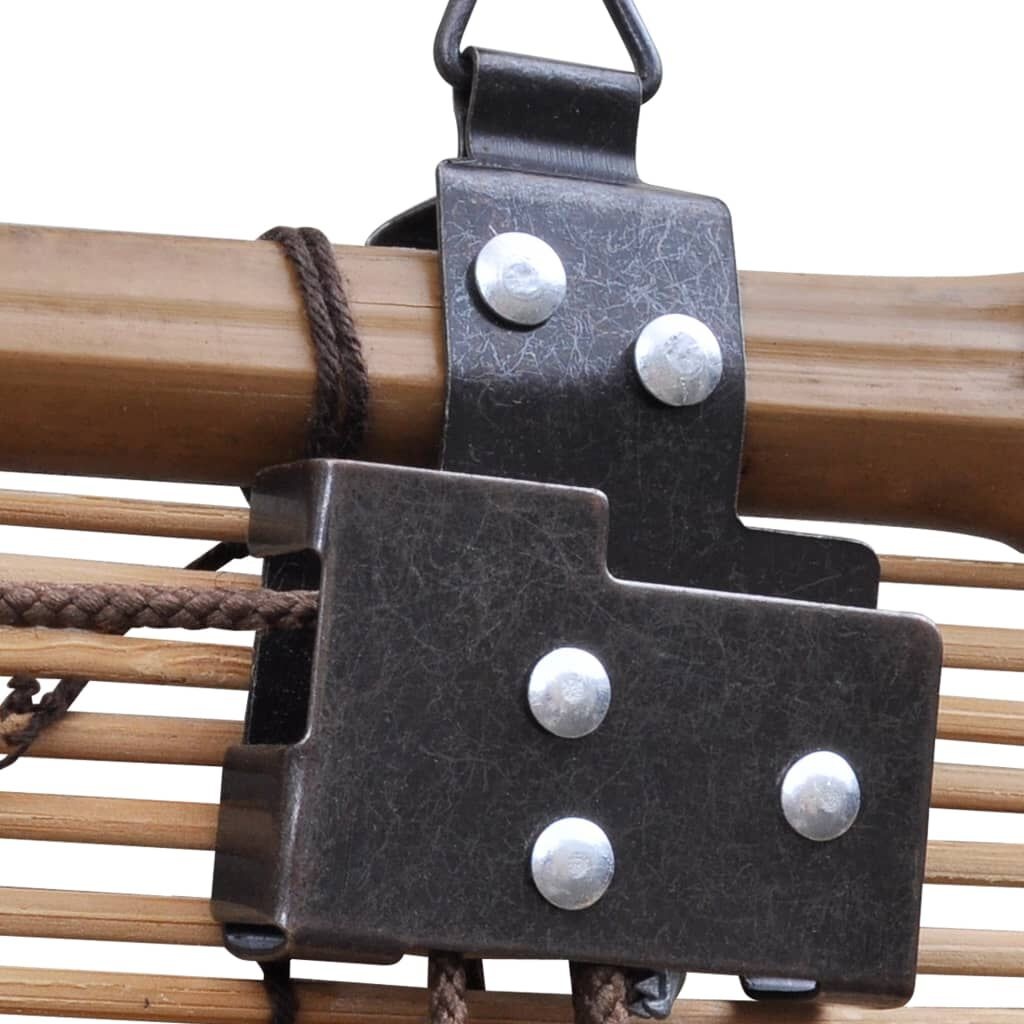 vidaXL Bamboe Rolgordijn 140x220cm Bruin - 57% Korting!