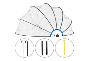 vidaXL Zwembadkoepel 440x220 cm - 67% Korting!