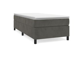 VidaXL Bedframe Fluweel Donkergrijs 80x200 cm - Nu 35% Korting!