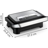 Tefal Inicio Compact Grill: Panini & Grill (1000W) - 33% Korting!