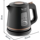 Tefal Includeo KI5338 Waterkoker 1L - Zwart | 43% Korting!