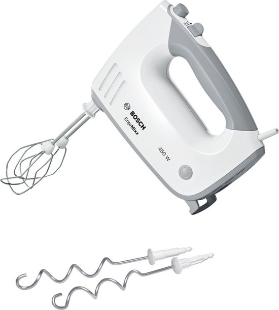 Bosch ErgoMixx Handmixer 450W - Wit | 35% Korting!