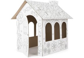 Small Foot Kartonnen Poppenhuis: Kleur & Speel - 35% Korting!