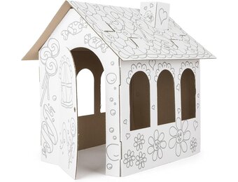 Small Foot Kartonnen Poppenhuis: Kleur & Speel - 35% Korting!