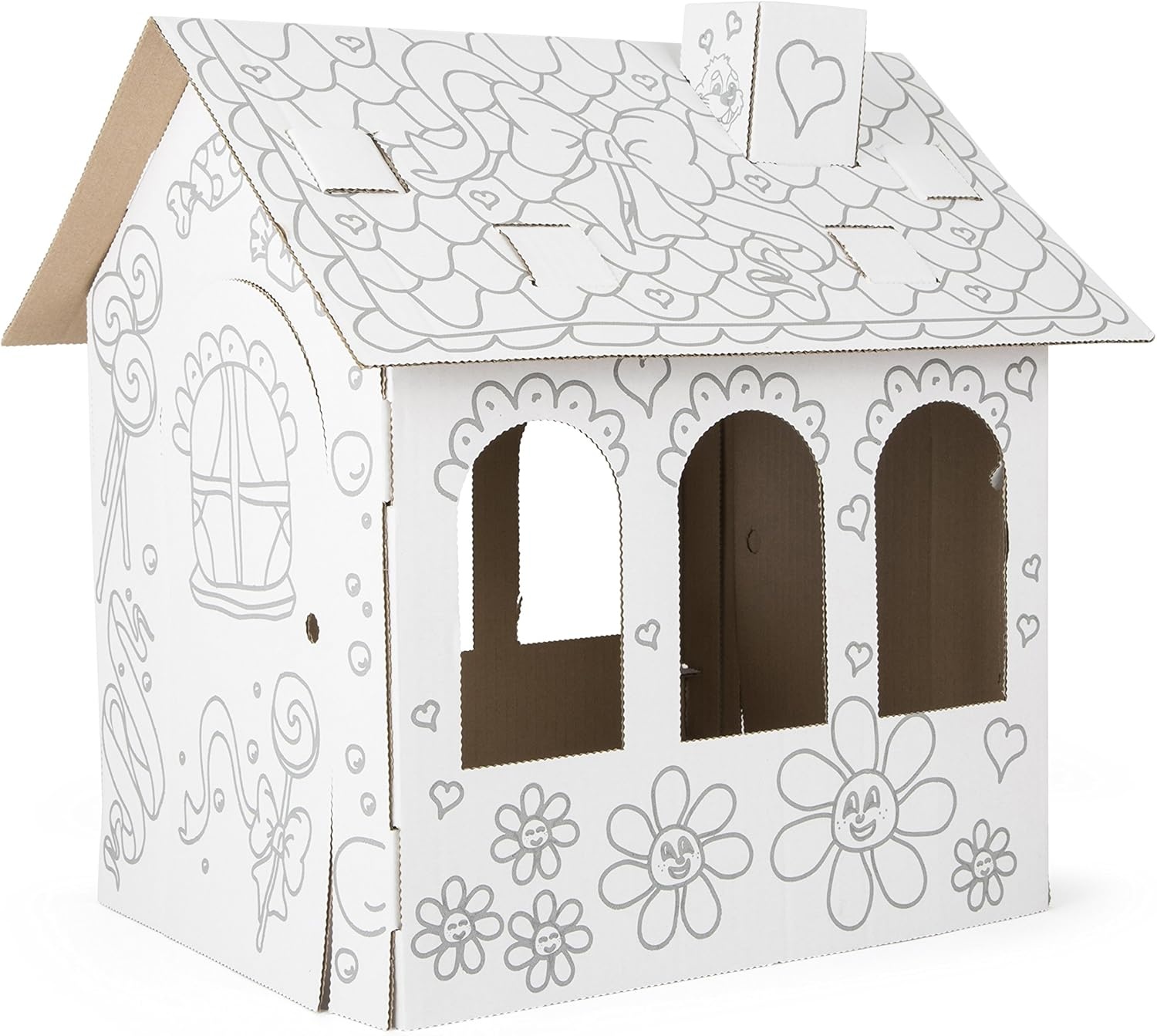 Small Foot Kartonnen Poppenhuis: Kleur & Speel - 35% Korting!