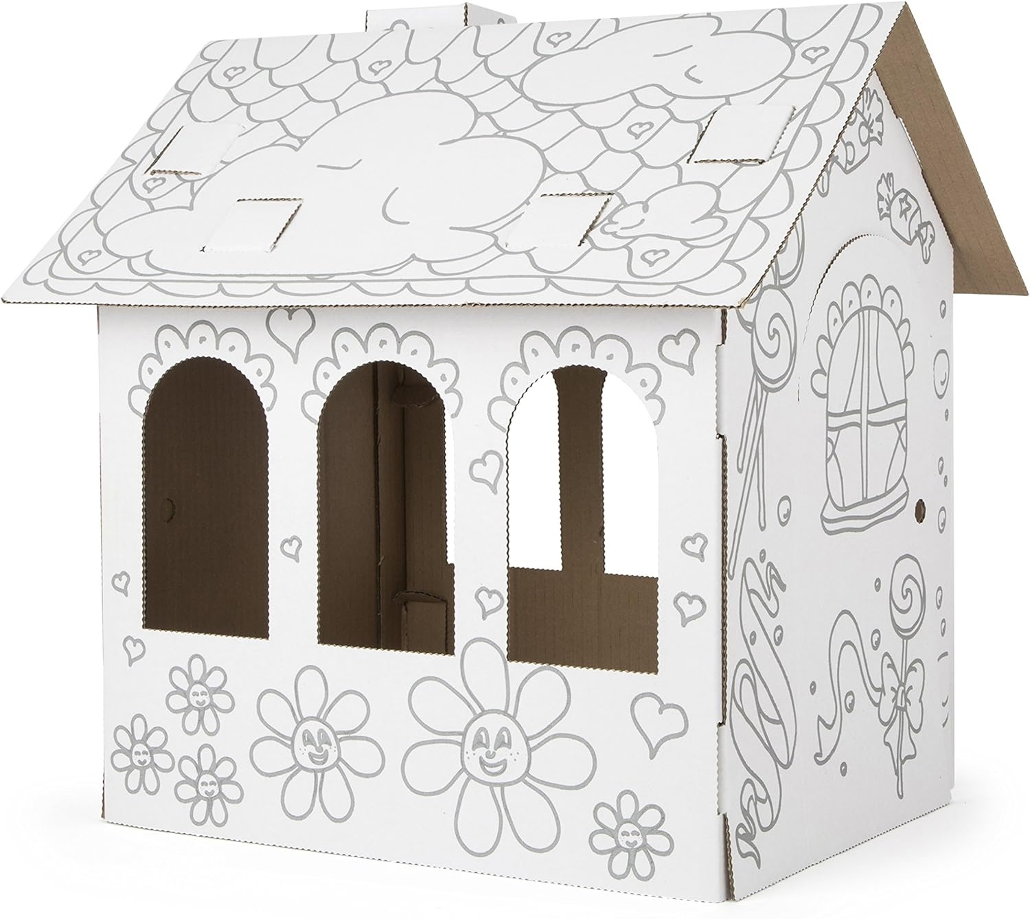Small Foot Kartonnen Poppenhuis: Kleur & Speel - 35% Korting!