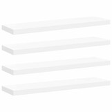 vidaXL Zwevende Wandschappen 4 stuks - 60% Korting!