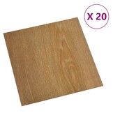 vidaXL PVC Vloerplanken Zelfklevend Bruin - 35% Korting!