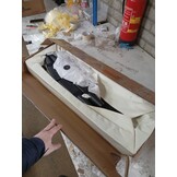 VidaXL Bankje Crèmekleurig Kunstleer - 55% Korting