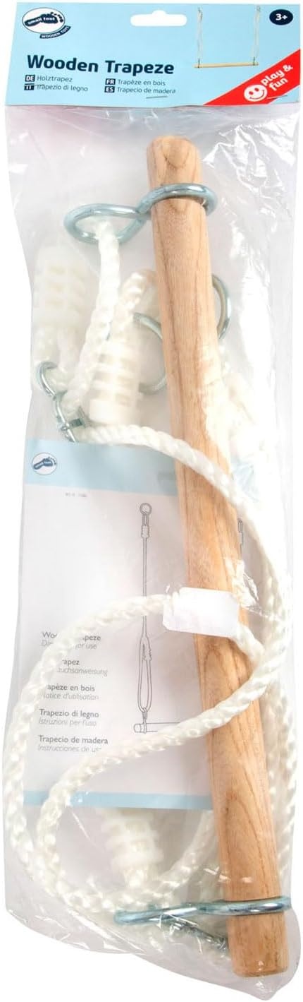 Small Foot Houten Klimrek 3-in-1: Trapezium, Turnstang & Schommel (35% Korting!)