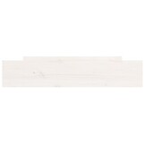 vidaXL Bedlades 2 st. Grenenhout Wit - Nu 42% Korting!