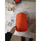 vidaXL Slaapzak Mummie 3 Seizoenen - Oranje/Zwart - 60% Korting!