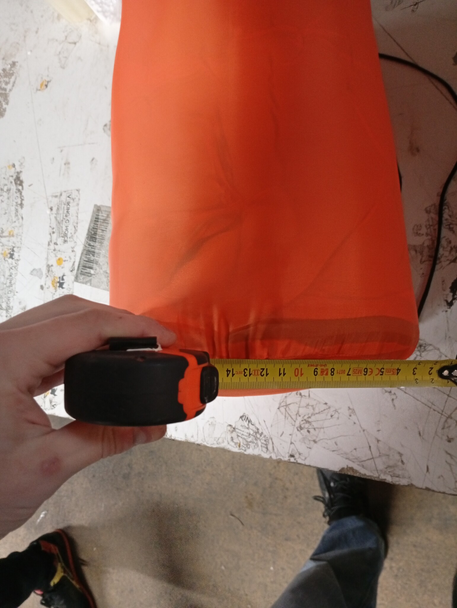 vidaXL Slaapzak Mummie 3 Seizoenen - Oranje/Zwart - 60% Korting!