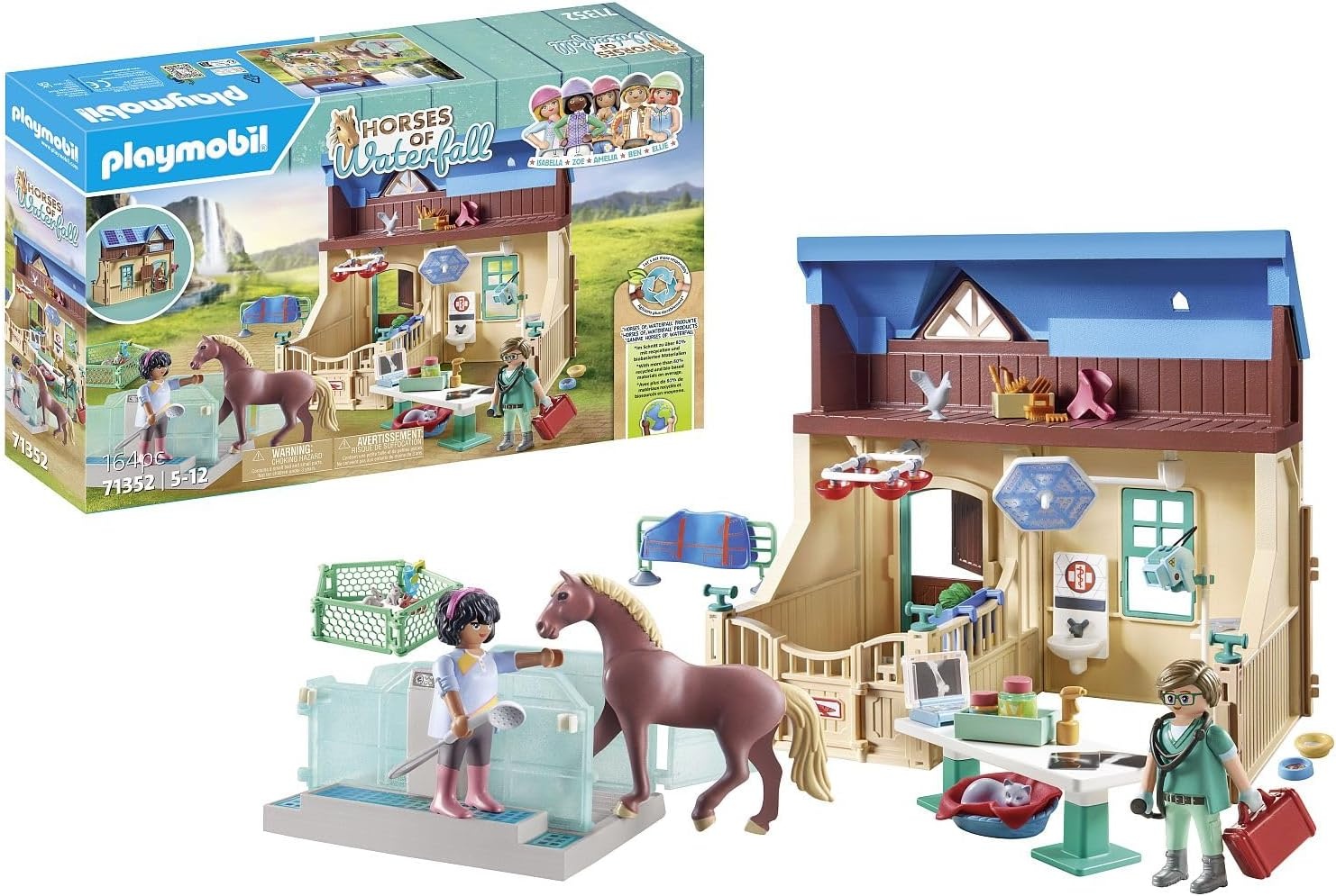 PLAYMOBIL Horses of Waterfall 71352: Dierenartsenpraktijk met 60% korting!