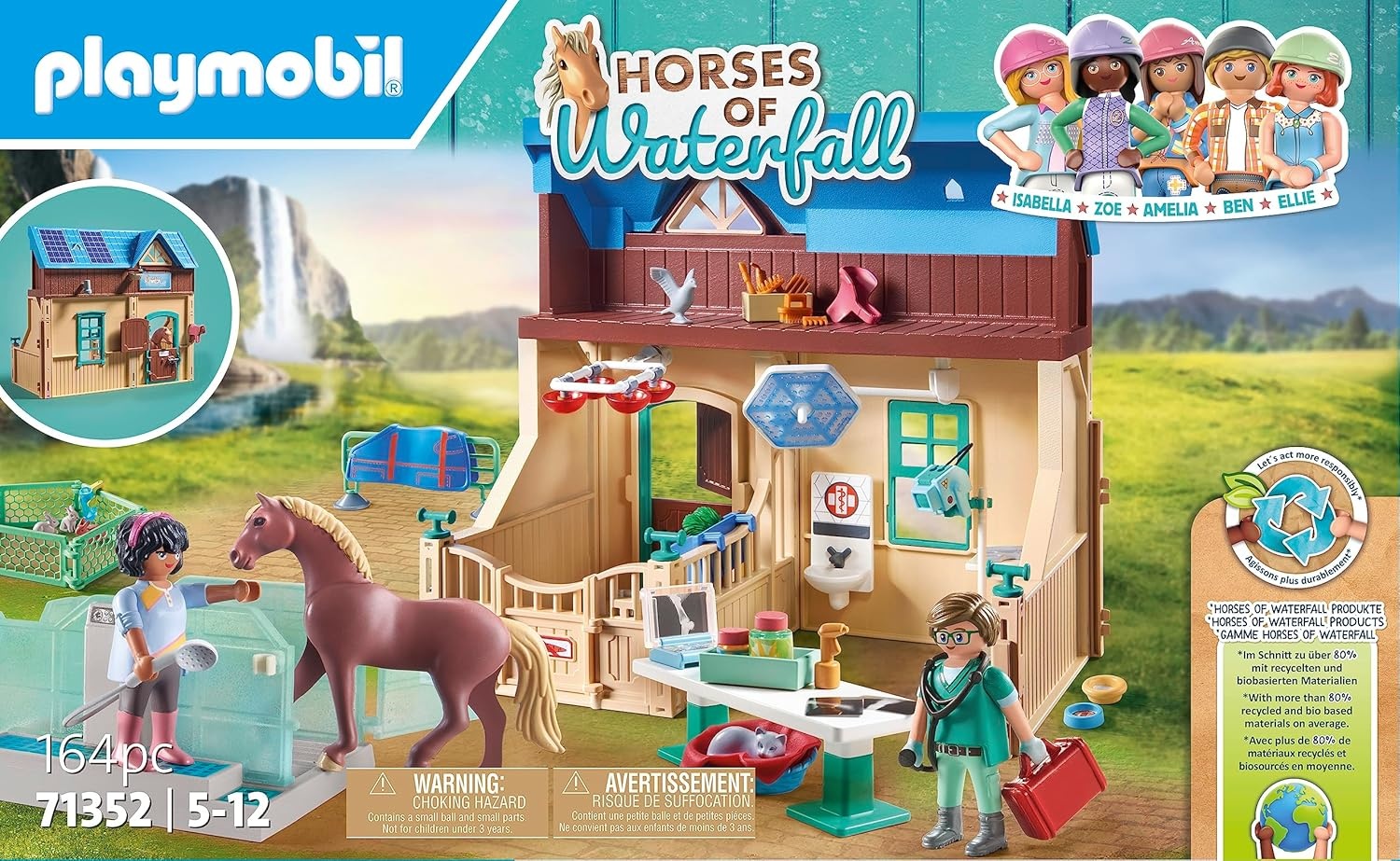 PLAYMOBIL Horses of Waterfall 71352: Dierenartsenpraktijk met 60% korting!