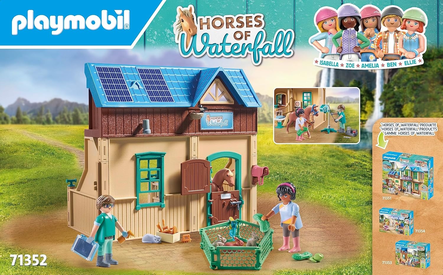 PLAYMOBIL Horses of Waterfall 71352: Dierenartsenpraktijk met 60% korting!