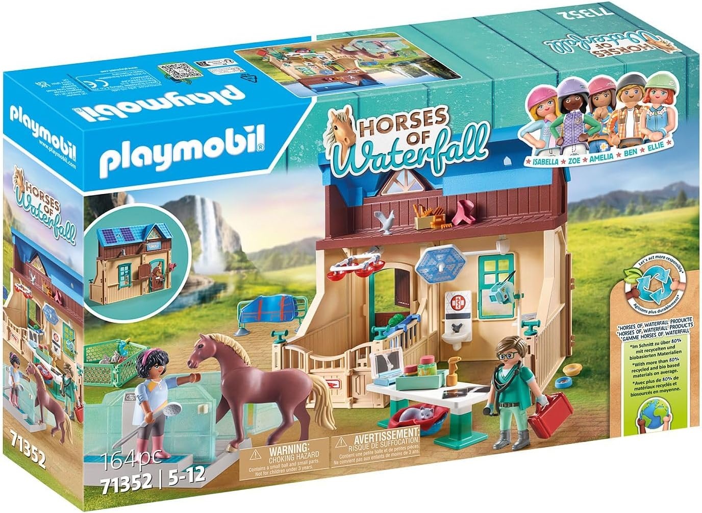 PLAYMOBIL Horses of Waterfall 71352: Dierenartsenpraktijk met 60% korting!