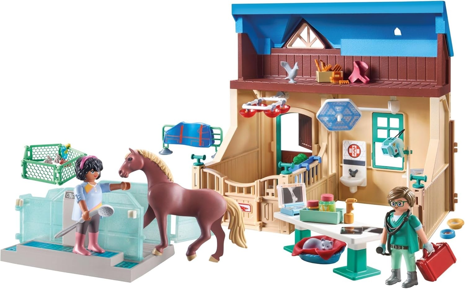 PLAYMOBIL Horses of Waterfall 71352: Dierenartsenpraktijk met 60% korting!